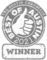Austin Chronicle Best of Austin winner 2021