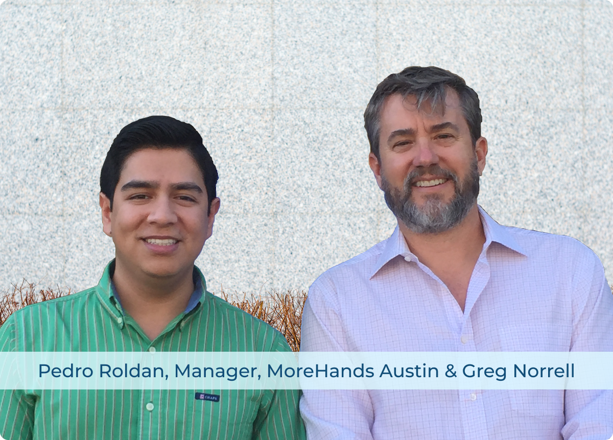 MoreHands Pedro, Joaquin, and Greg Norrell Managers MoreHands Best Maid Service in Round Rock